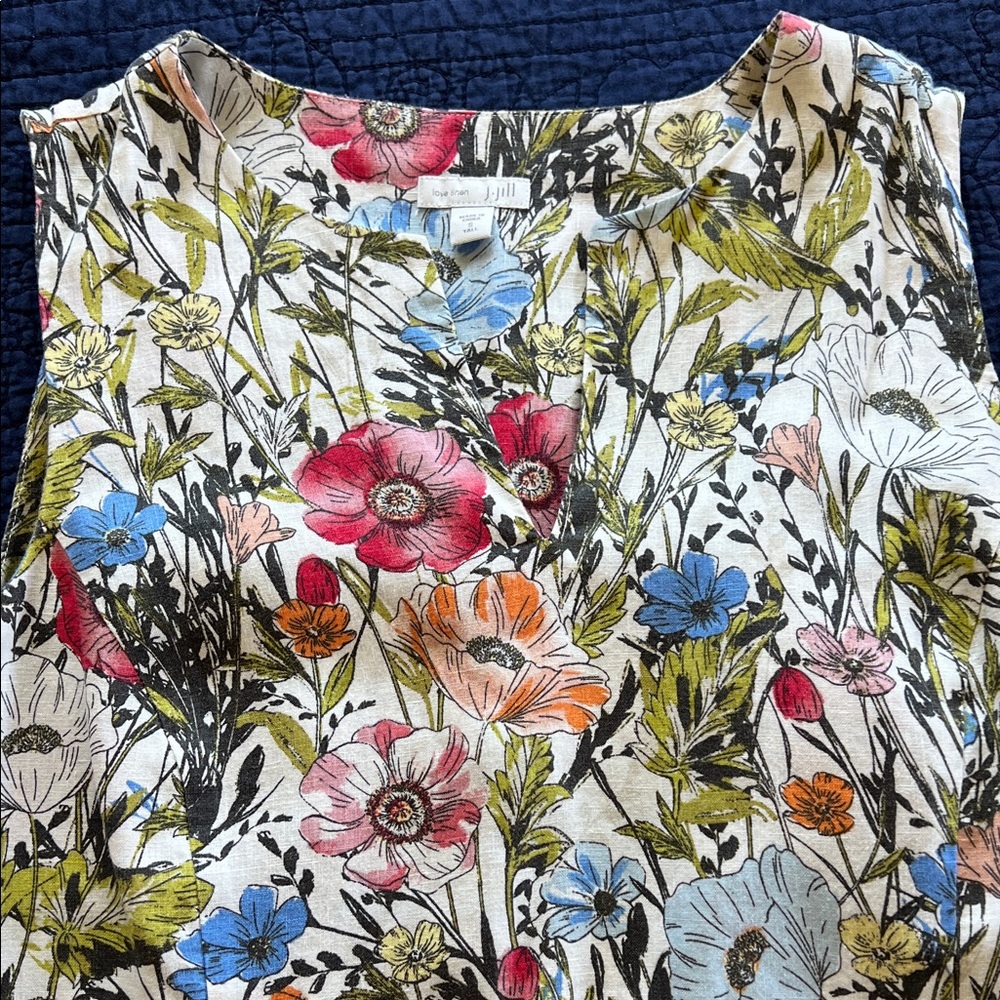 Floral Sleeveless Top